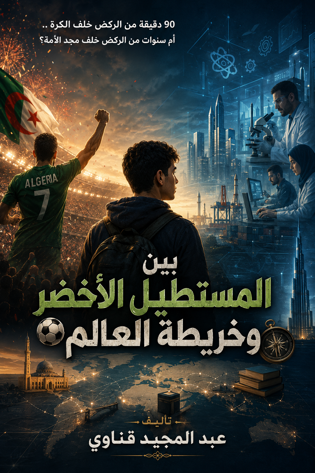 بين المستطيل الأخضر وخريطة العالم 