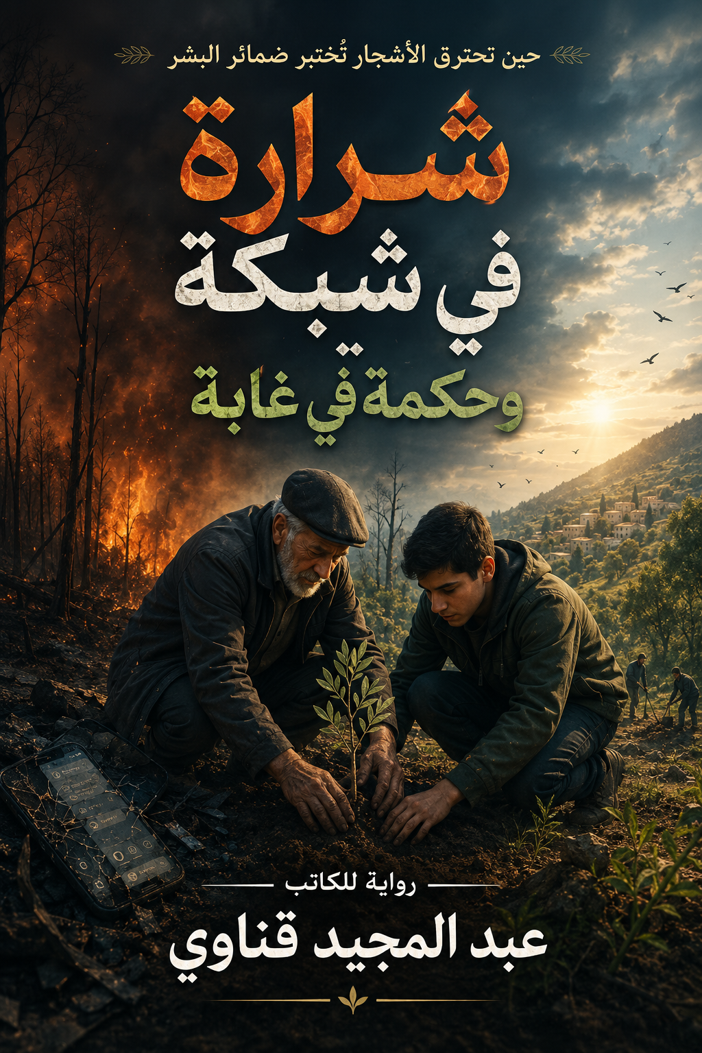 📖  شرارة في شبكـة .. وحكمة في غابـة 