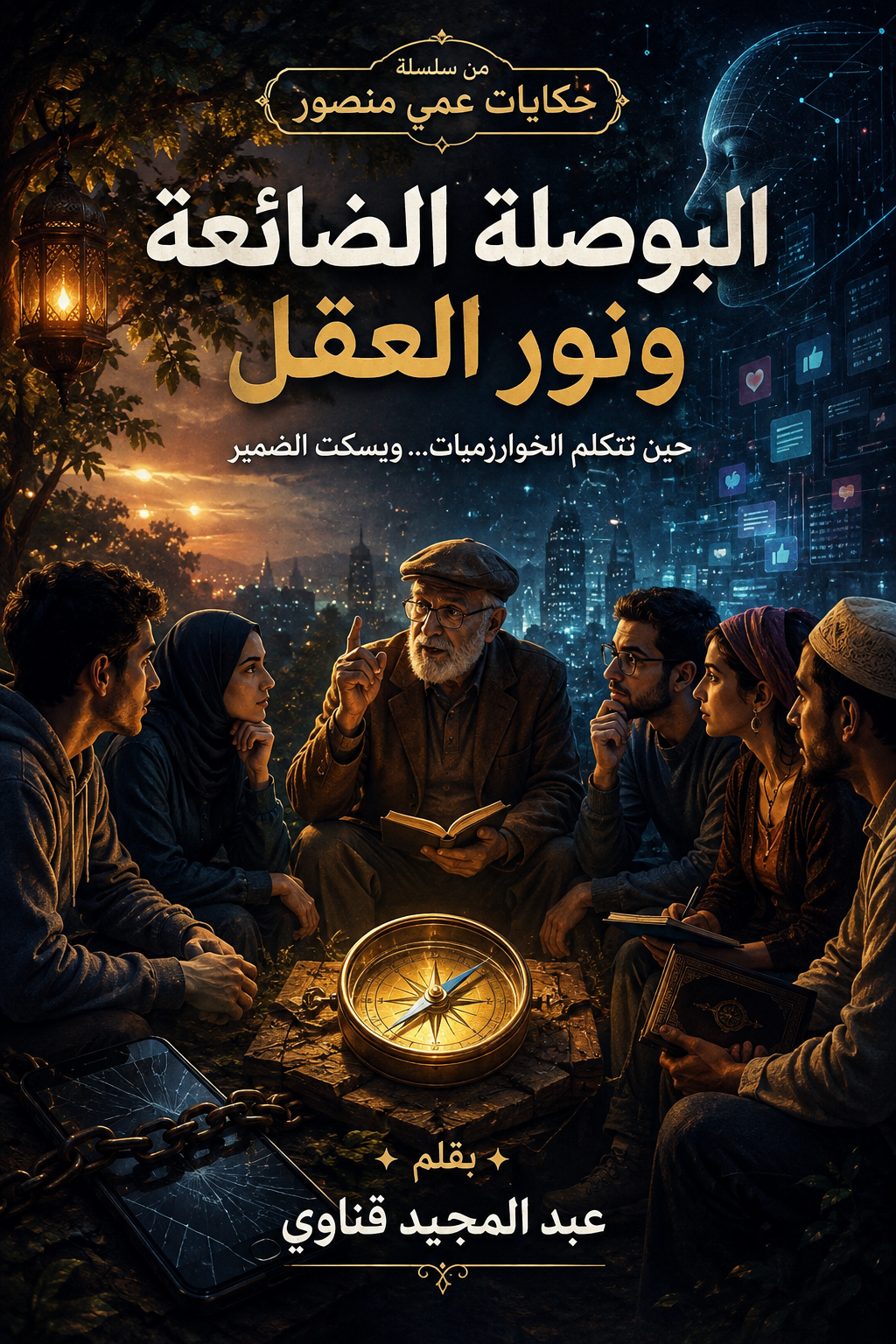  📖 البوصلة الضائعة ونور العقل 🔹 حين تتكلم الخوارزميات… ويسكت الضمير