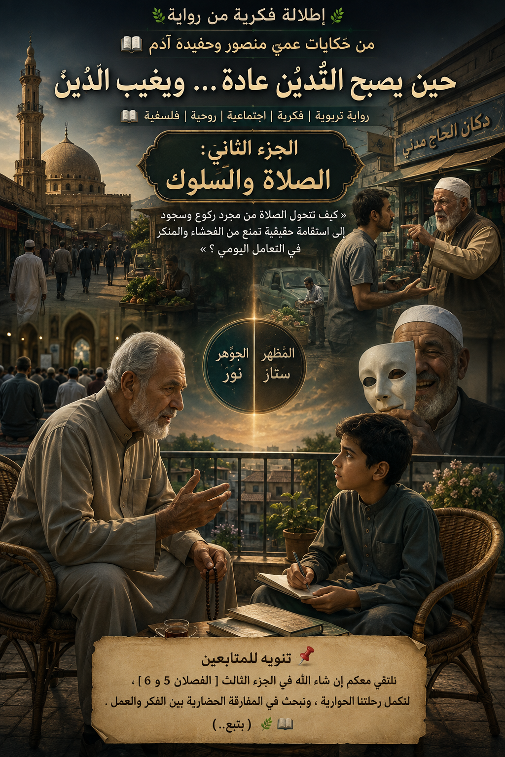 🌅 📖  حين يصبح التَّديُّن عادة… ويغيب الدِّين 🌿 الجزء الثاني