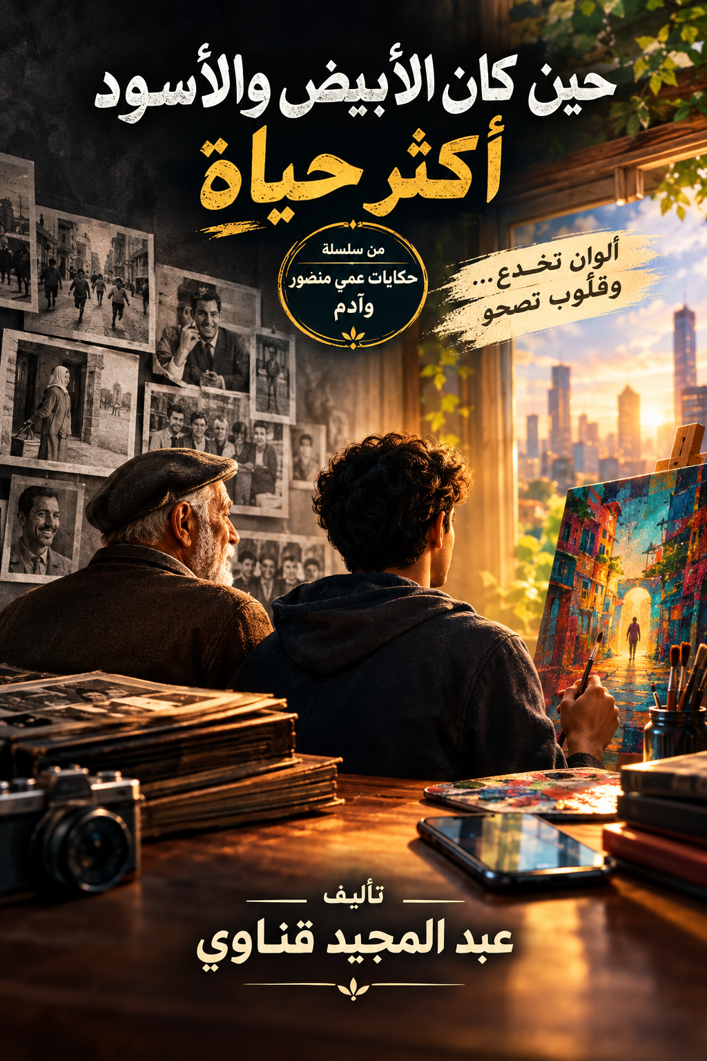 📘⚫ حين كان الأبيض والأسود أكثر حياة ⚪