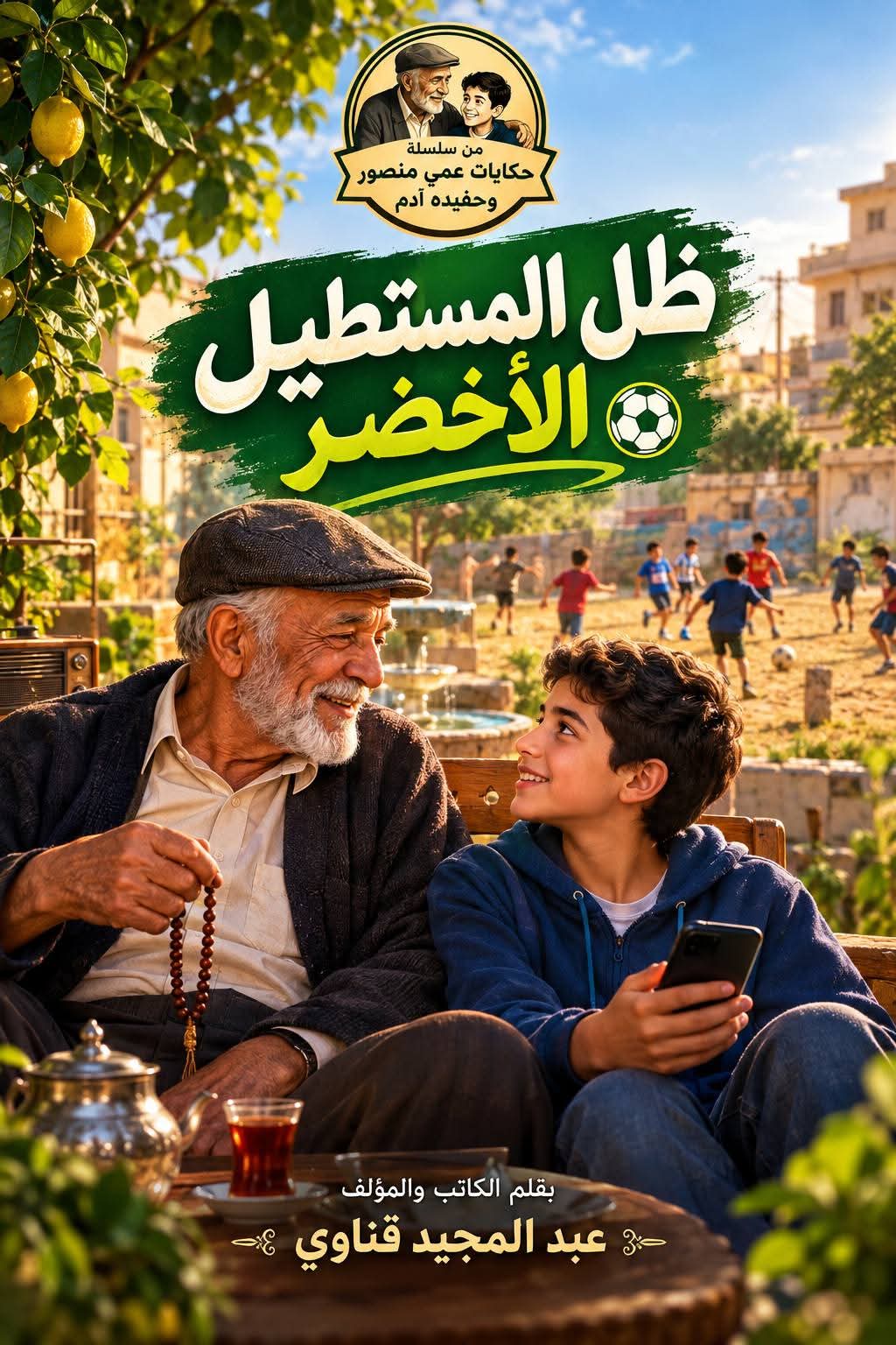 📘 ظل المستطيل الأخضر ⚽